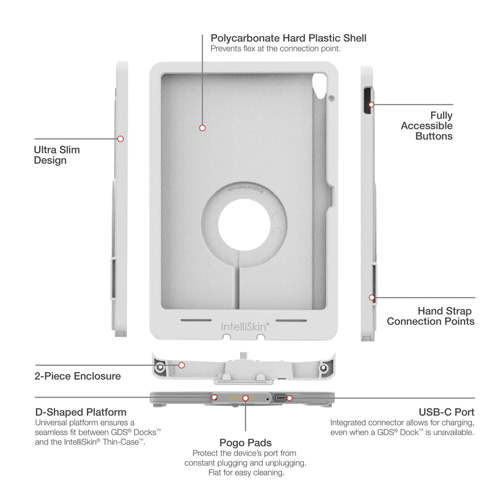 RAM-GDS-SKIN-AP40-TCD-GRY:RAM-GDS-SKIN-AP40-TCD-GRY_1:IntelliSkin® Thin-Case™ for iPad 10th & 11th Gen - Gray