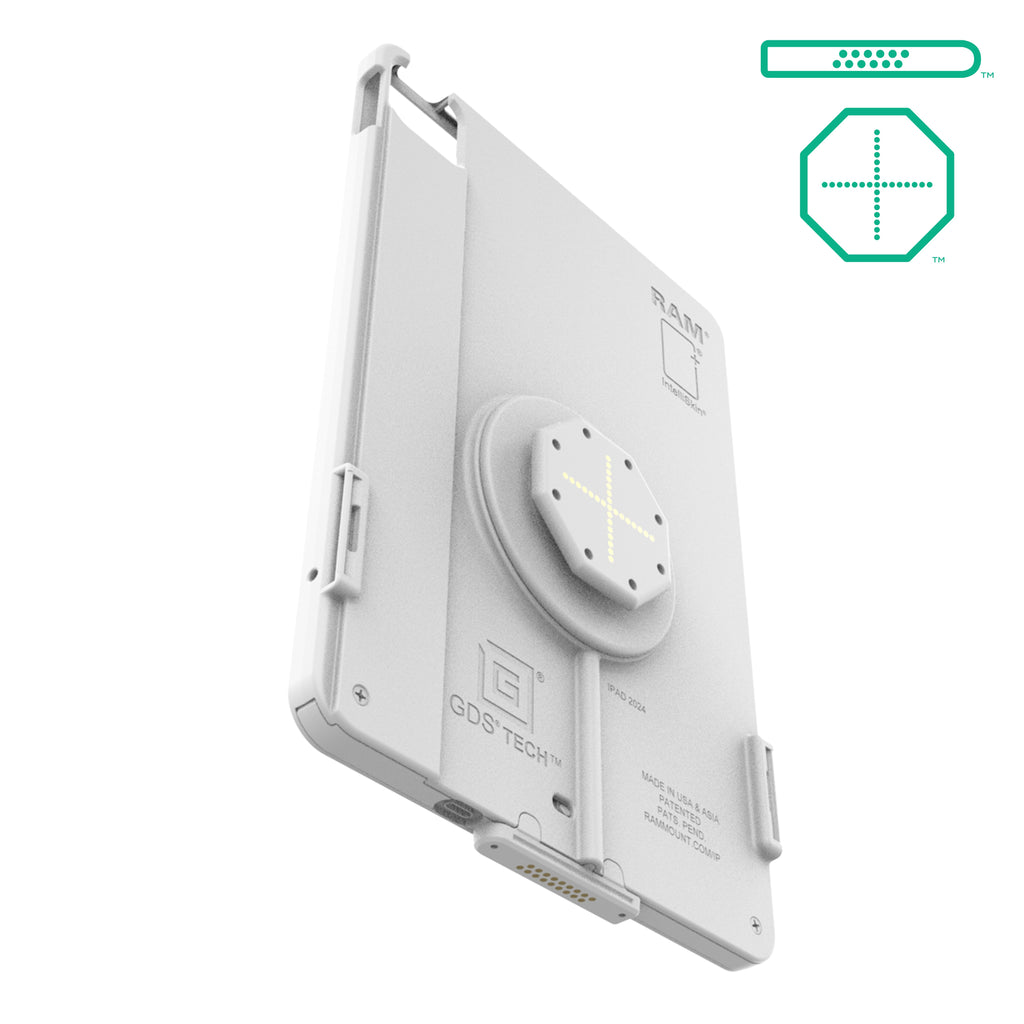 RAM-GDS-SKIN-AP45-M2-TCDB-GRY:RAM-GDS-SKIN-AP45-M2-TCDB-GRY_1:IntelliSkin® Thin-Case™ for iPad Air 11 M2 & M3 D Shape & Re...