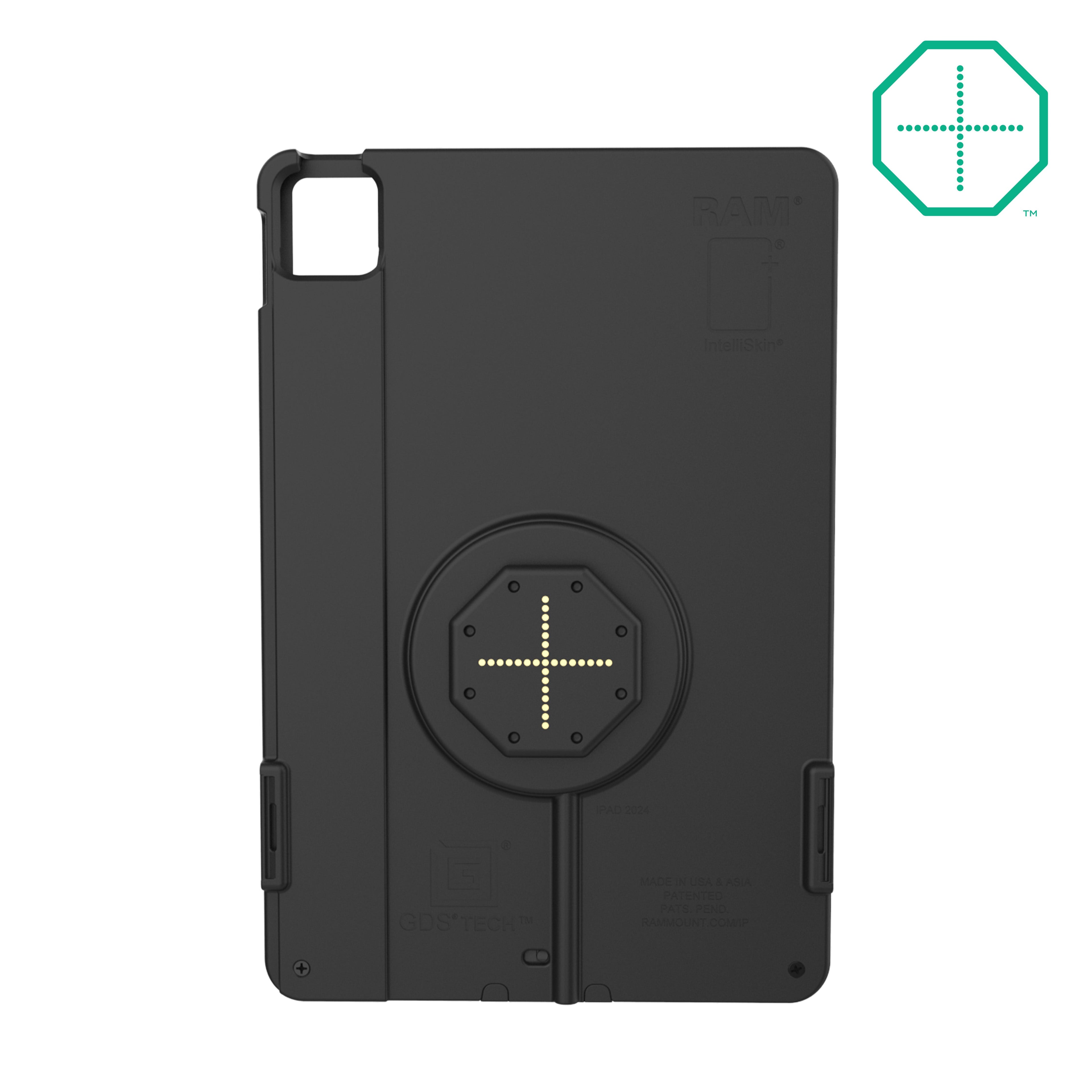 RAM-GDS-SKIN-AP45-M4-TCB:RAM-GDS-SKIN-AP45-M4-TCB_1:IntelliSkin® Thin-Case™ for iPad Pro 11 (M4 & M5) (Rear Pogo Pads)