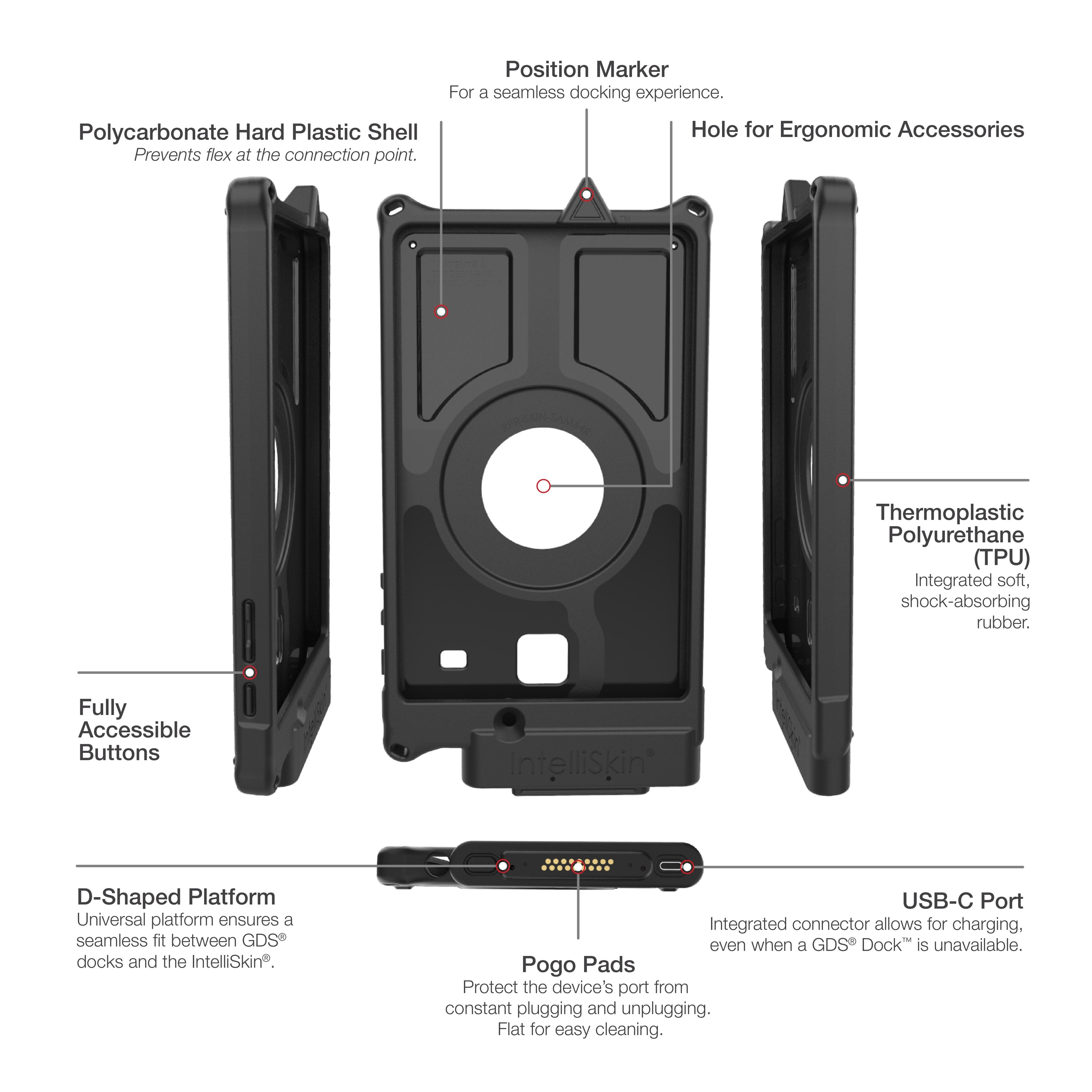 RAM-GDS-SKIN-SAM64-NG:RAM-GDS-SKIN-SAM64-NG_1:IntelliSkin® Next Gen for Samsung Tab E 8.0 SM-T377 & SM-T378