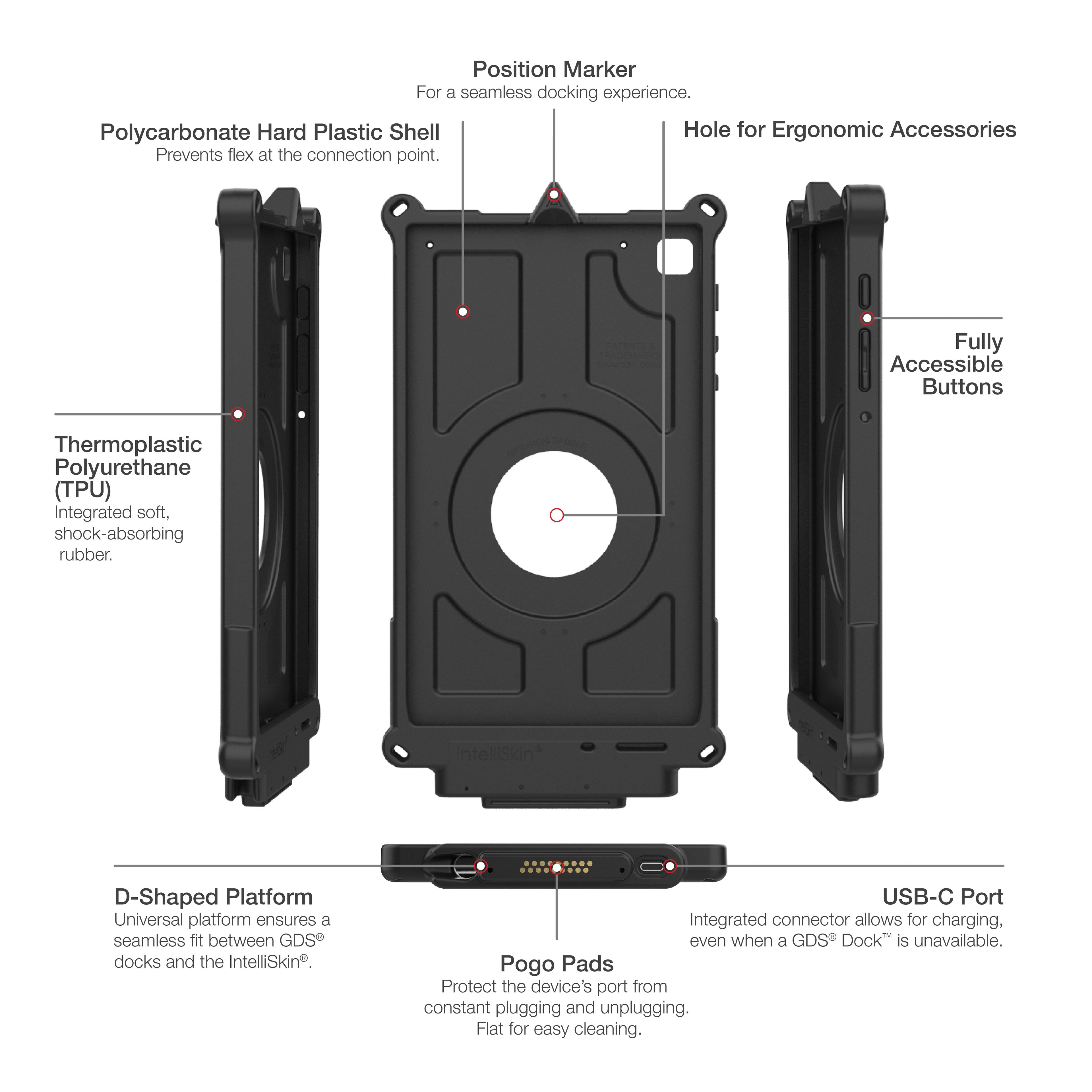 RAM-GDS-SKIN-SAM80-NG:RAM-GDS-SKIN-SAM80-NG_1:IntelliSkin® Next Gen for Samsung Tab A7 Lite 8.7”