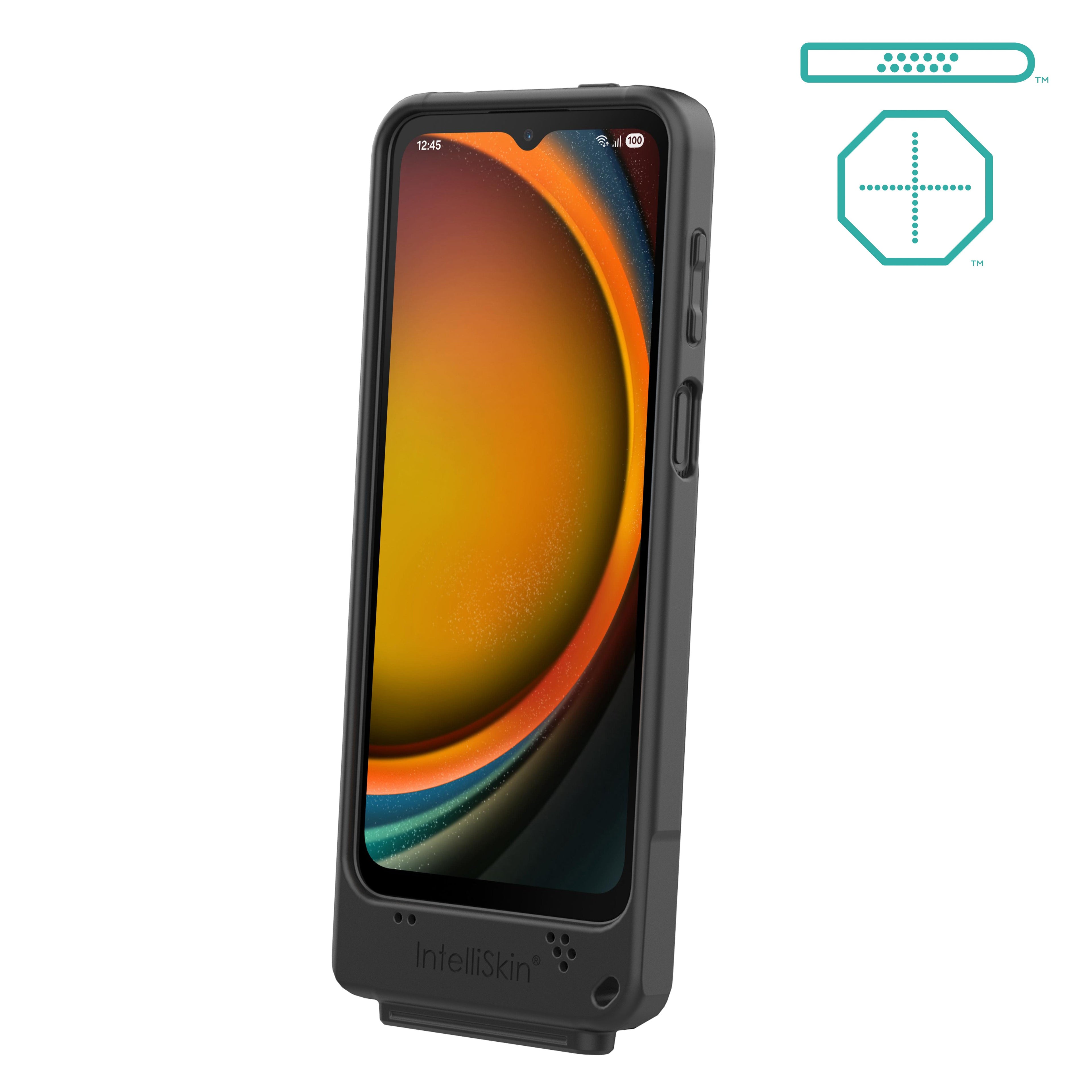 RAM-GDS-SKIN-SAM84DB:RAM-GDS-SKIN-SAM84DB_1:IntelliSkin® for Samsung XCover7 Pro & 6 Pro (D Shape & Rear Pads)