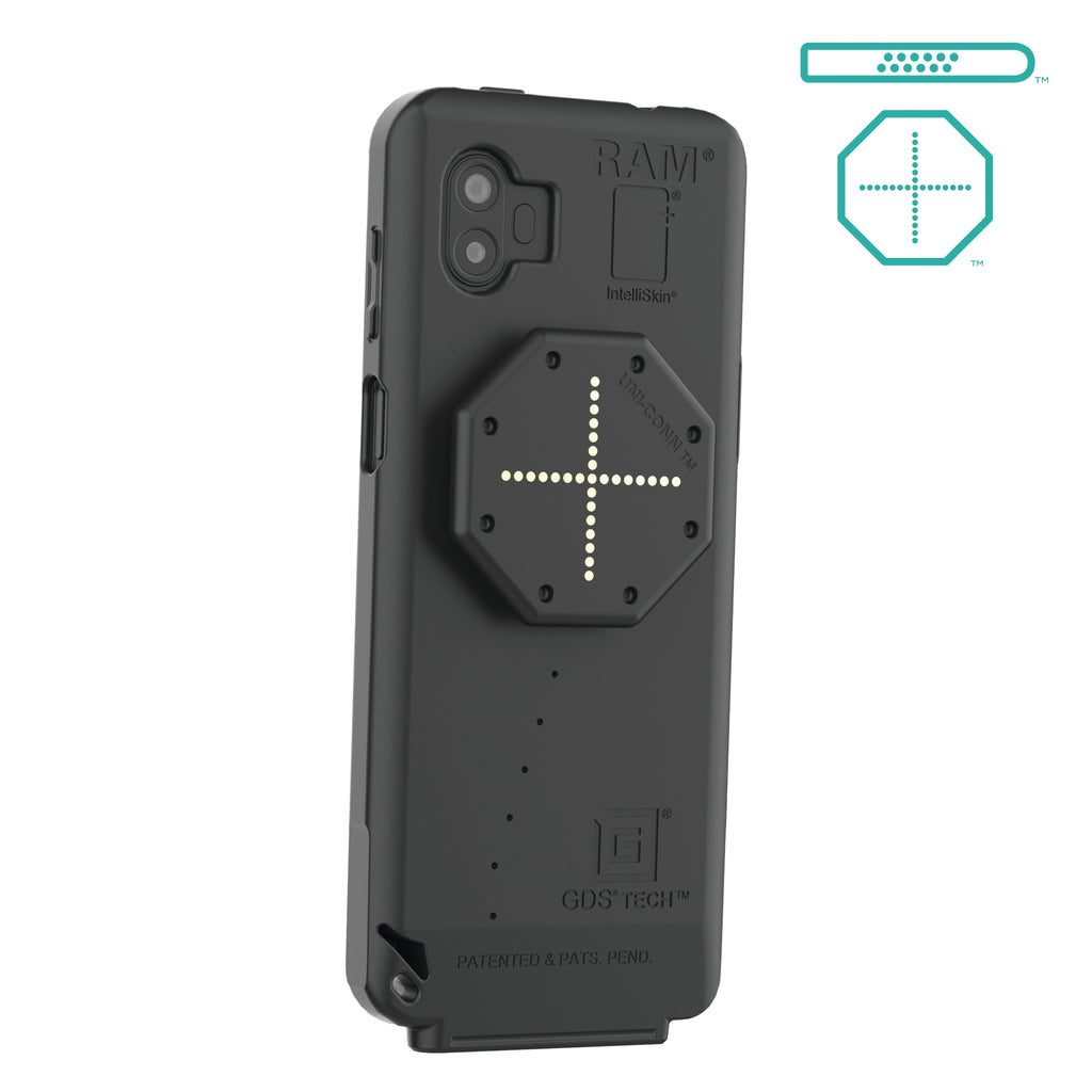 RAM-GDS-SKIN-SAM84DB:RAM-GDS-SKIN-SAM84DB_1:IntelliSkin® for Samsung XCover7 Pro & 6 Pro (D Shape & Rear Pads)