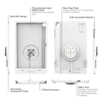 RAM-GDS-SKIN-SAM88-TCB-GRY-1:RAM-GDS-SKIN-SAM88-TCB-GRY-1_1:IntelliSkin® Thin-Case™ for Samsung Tab A11+ (Rear Pogo Pads) ...
