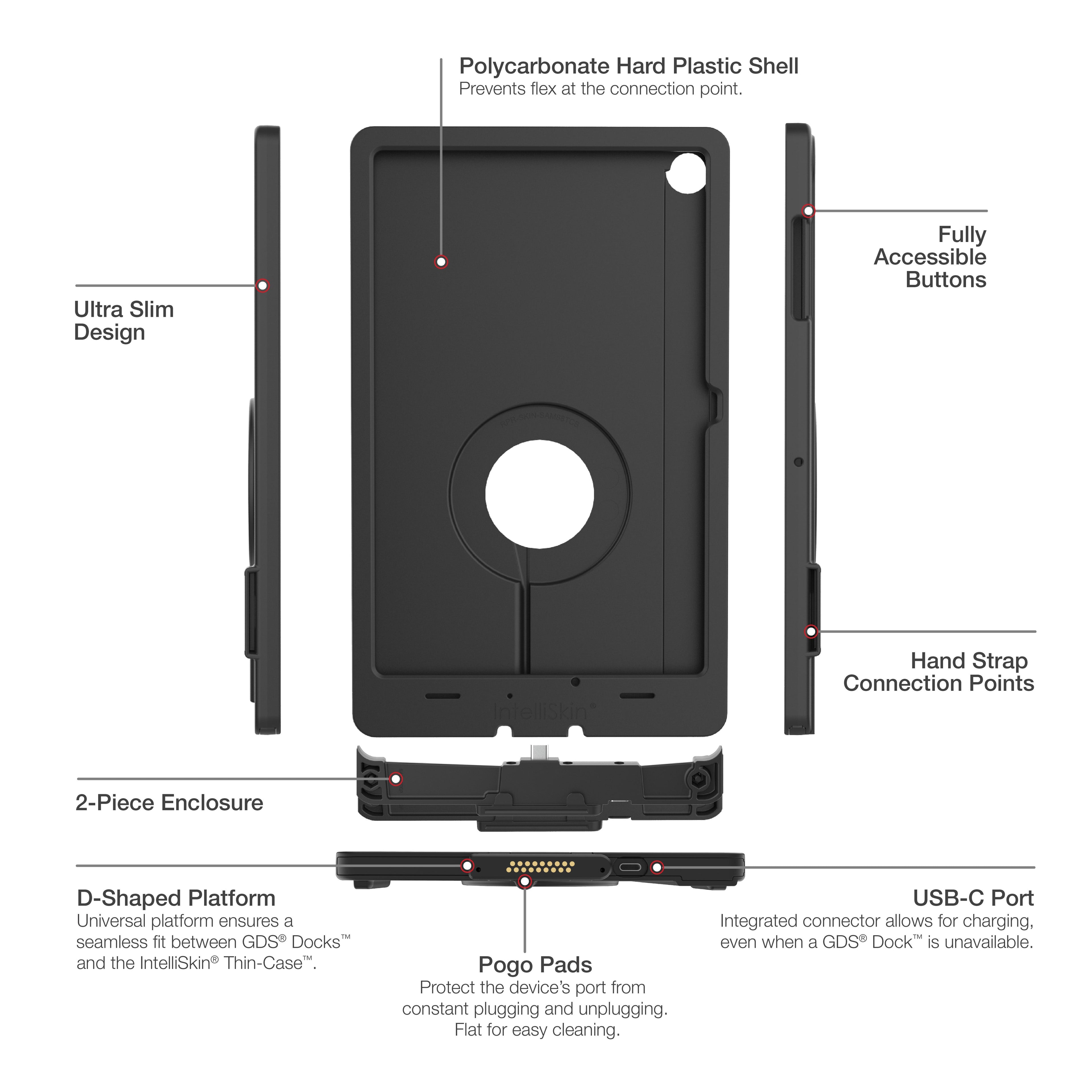 RAM-GDS-SKIN-SAM88-TCD-1:RAM-GDS-SKIN-SAM88-TCD-1_1:IntelliSkin® Thin-Case™ for Samsung Tab A11+