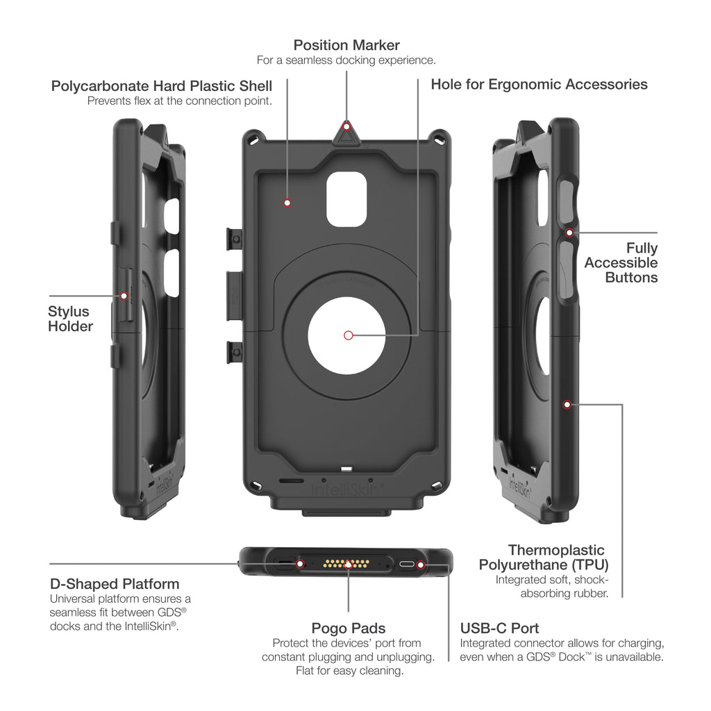 RAM-GDS-SKIN-SAM89-HC:RAM-GDS-SKIN-SAM89-HC_1:IntelliSkin® Hard Case for Samsung Tab Active5, Tab Active3 & 2