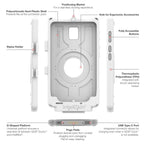 RAM-GDS-SKIN-SAM90-NG-GRY:RAM-GDS-SKIN-SAM90-NG-GRY_1:IntelliSkin® Next Gen for Samsung Tab Active5 - Gray