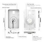 RAM-GDS-SKIN-SAM93-TCB-GRY:RAM-GDS-SKIN-SAM93-TCB-GRY_1:IntelliSkin® Thin-Case™ for Tab Active5 & 3 (Rear Pogo Pads) - Gray