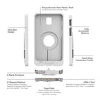 RAM-GDS-SKIN-SAM93-TCD-GRY:RAM-GDS-SKIN-SAM93-TCD-GRY_1:IntelliSkin® Thin-Case™ for Tab Active5 & 3 - Gray
