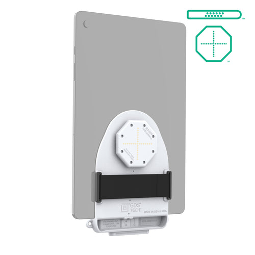 RAM-GDS-TABC-B1DB-GRY:RAM-GDS-TABC-B1DB-GRY_1:GDS® Tab-Conn™ for Tablets Without Case (D Shape & Rear Pads) - Gray