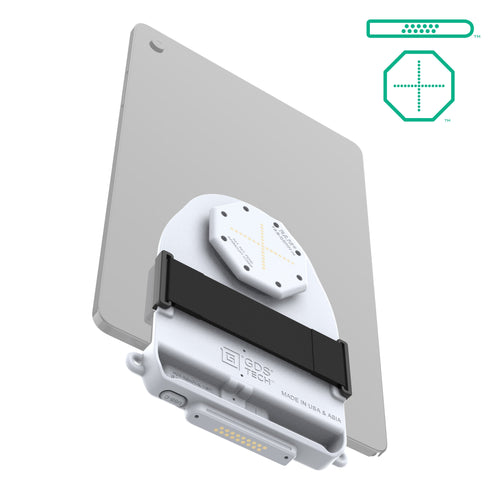 RAM-GDS-TABC-B1DB-GRY:RAM-GDS-TABC-B1DB-GRY_1:GDS® Tab-Conn™ for Tablets Without Case (D Shape & Rear Pads) - Gray