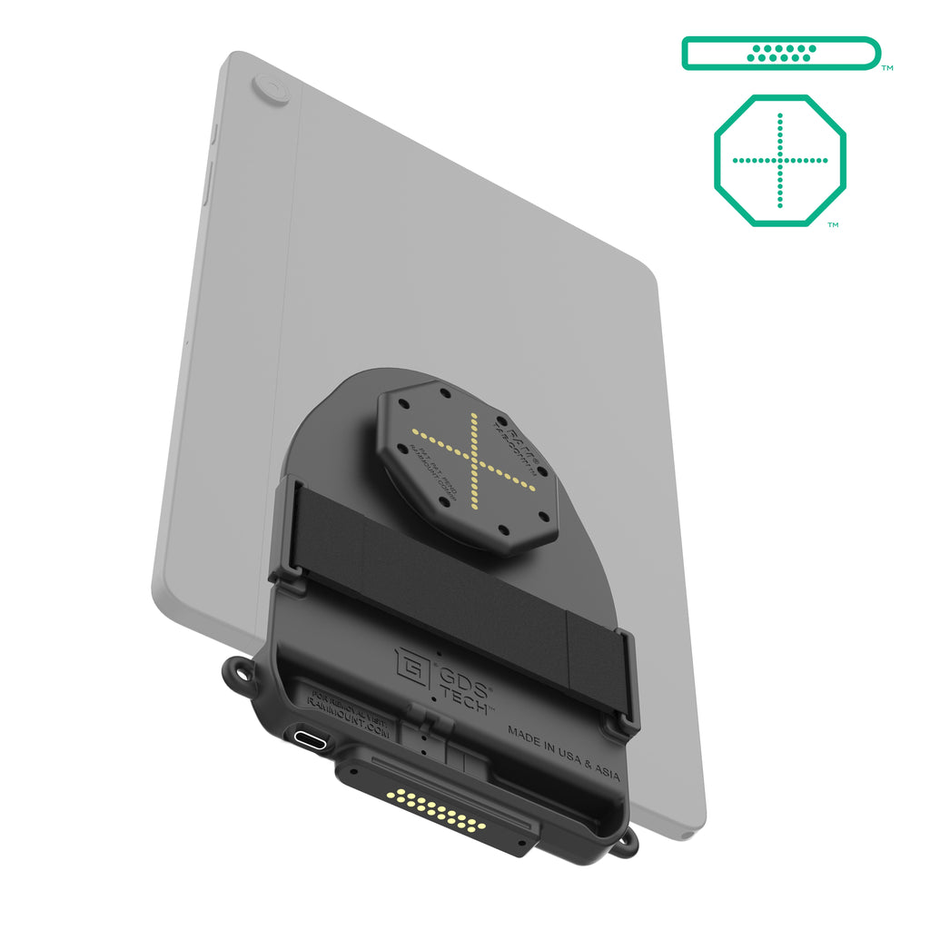 RAM-GDS-TABC-B1DB:RAM-GDS-TABC-B1DB_1:GDS® Tab-Conn™ for Tablets Without Case (D Shape & Rear Pogo Pads)