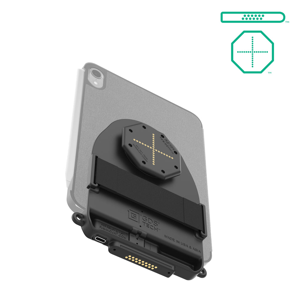 RAM-GDS-TABC-F1DB:RAM-GDS-TABC-F1DB_1:GDS® Tab-Conn™ for Folio Style Cases (D Shape & Rear Pogo Pads)