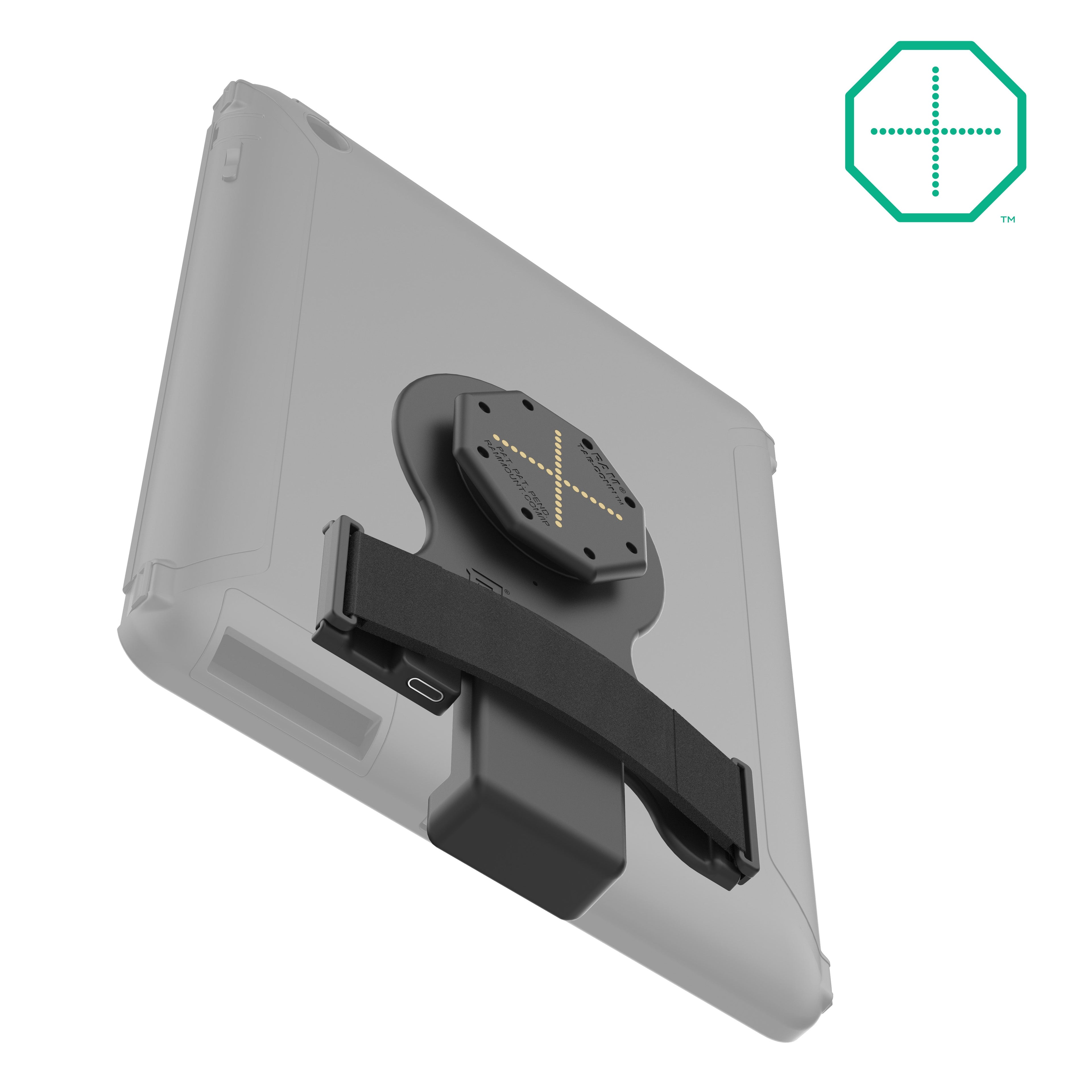 RAM-GDS-TABC-OTD1B:RAM-GDS-TABC-OTD1B_1:GDS® Tab-Conn™ for OtterBox Defender Cases (Rear Pogo Pads)