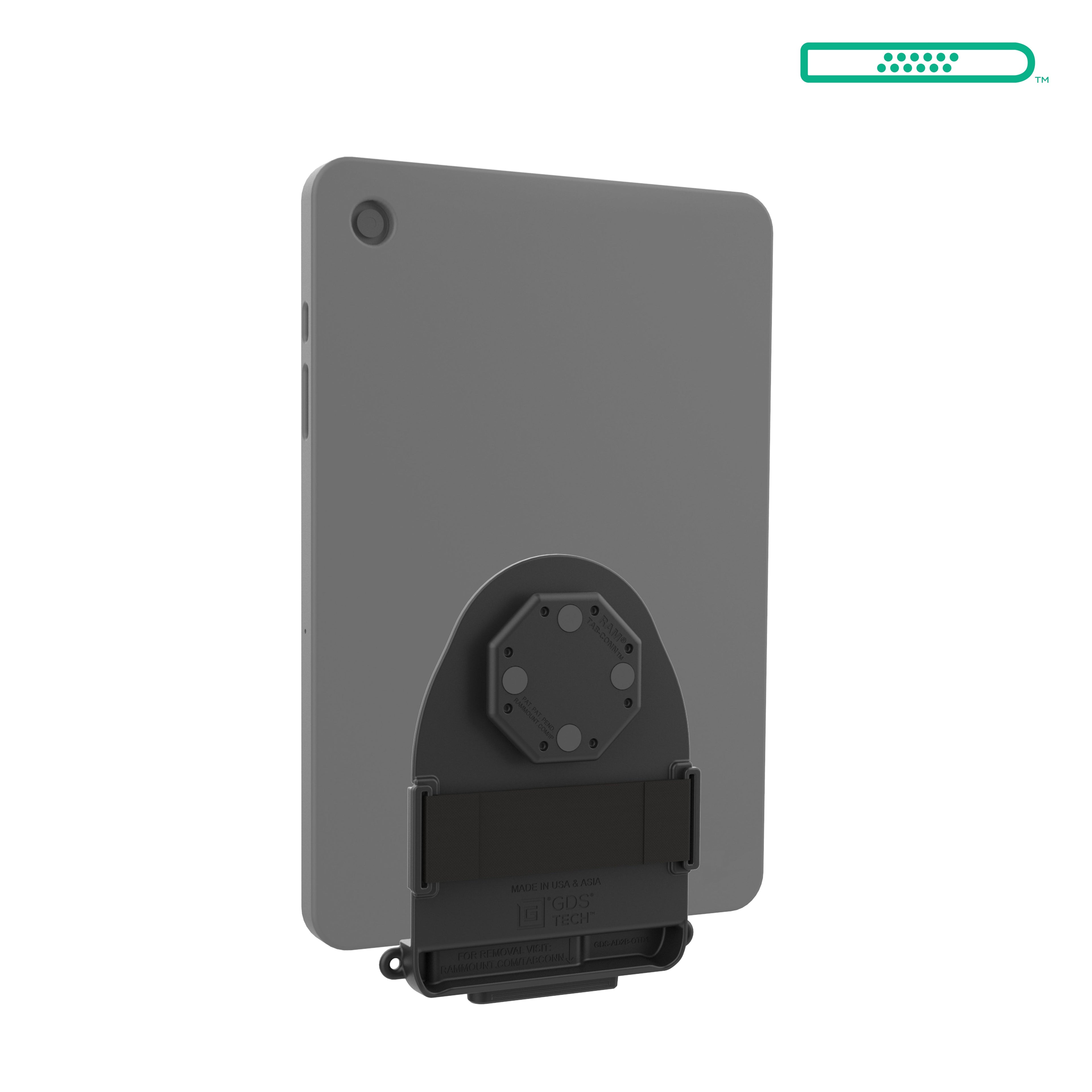 RAM-GDS-TABC-OTD1D:RAM-GDS-TABC-OTD1D_1:GDS® Tab-Conn™ for OtterBox Defender Cases (D Shape Pogo Pads)