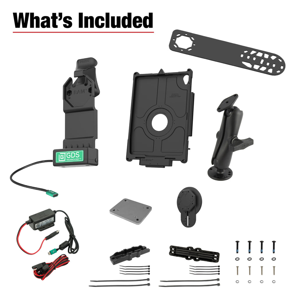 RAM-GDS-U1-AP40-KIT3:RAM-GDS-U1-AP40-KIT3_1:GDS® Uni-Conn™ Aina PTT Voice Responder Bundle for iPad 10th & 11th Gen