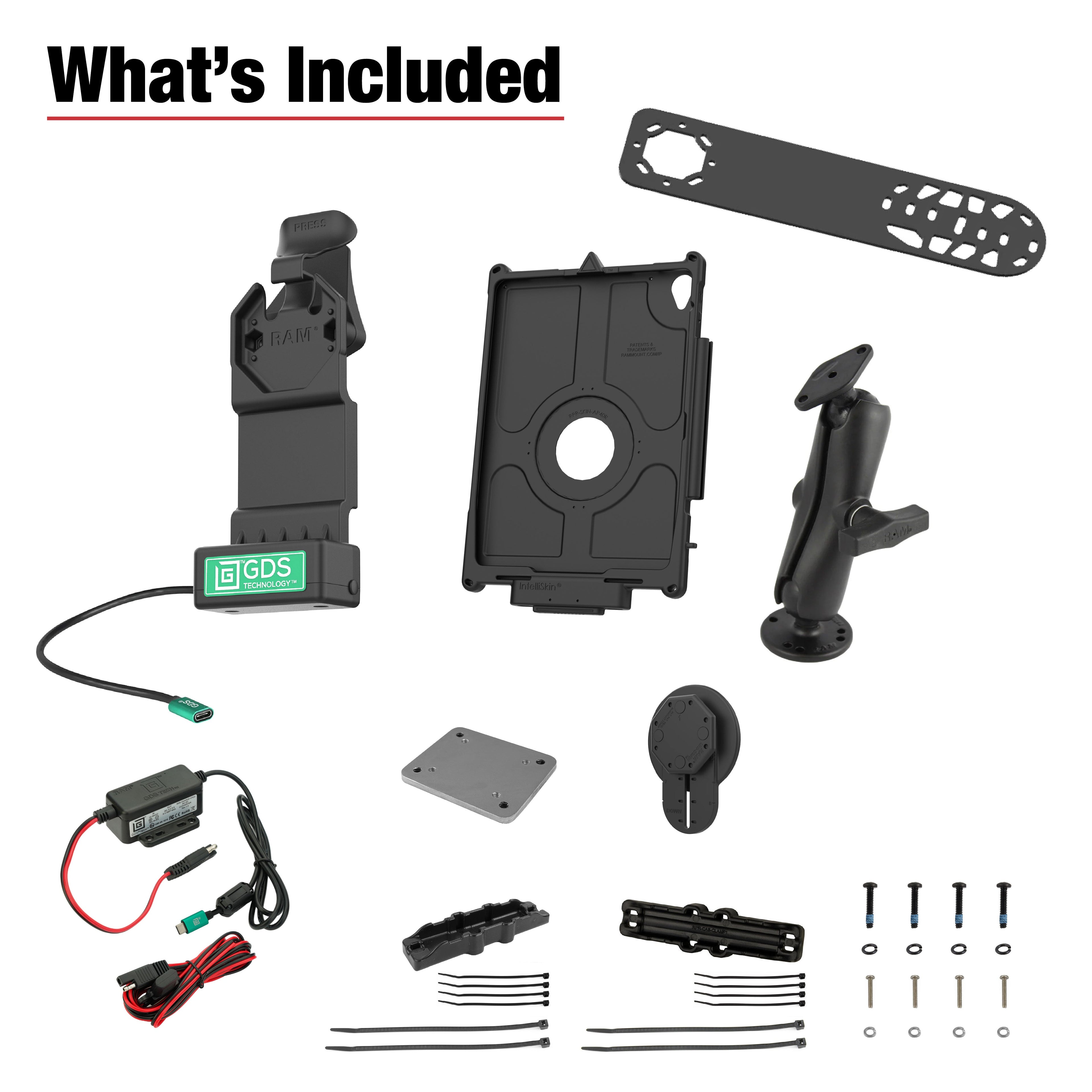 RAM-GDS-U1-AP40-KIT3:RAM-GDS-U1-AP40-KIT3_1:GDS® Uni-Conn™ Aina PTT Voice Responder Bundle for iPad 10th & 11th Gen