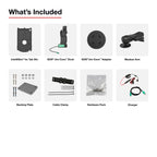 RAM-GDS-U1-SAM88-KIT1:RAM-GDS-U1-SAM88-KIT1_1:GDS® Uni-Conn™ Vehicle Bundle for Samsung Tab A9+