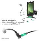 RAM-GDS-U1-SAM90-KIT4:RAM-GDS-U1-SAM90-KIT4_1:GDS® Uni-Conn™ Klein VALOR PTT Vehicle Bundle for Samsung Tab Active5