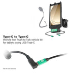 RAM-GDS-U1-SAM95-KIT4:RAM-GDS-U1-SAM95-KIT4_1:GDS® Uni-Conn™ Klein VALOR PTT Vehicle Bundle for Samsung Tab A9