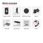 RAM-GDS-U1-SAM95-KIT4:RAM-GDS-U1-SAM95-KIT4_1:GDS® Uni-Conn™ Klein VALOR PTT Vehicle Bundle for Samsung Tab A9