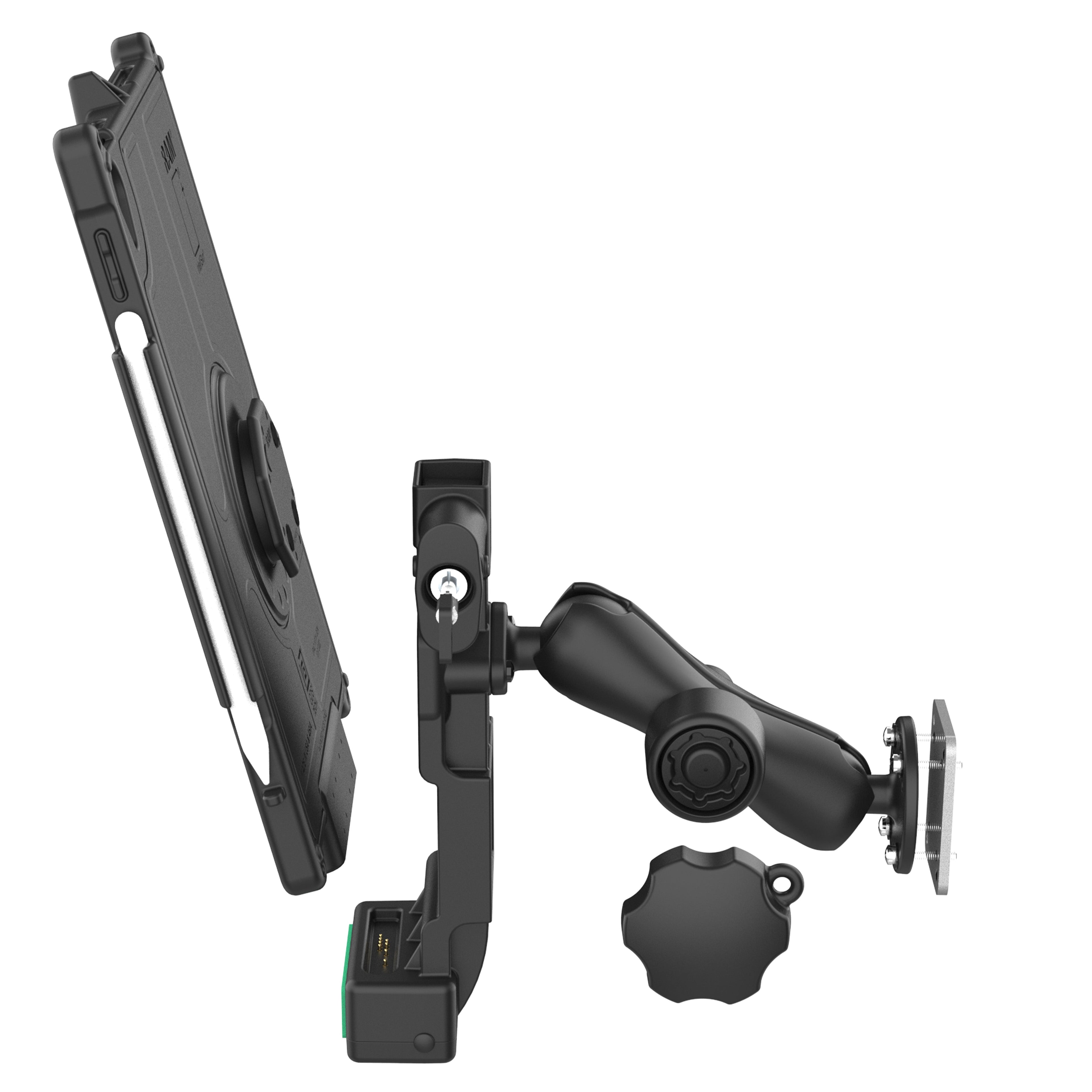 RAM-GDS-U4-AP40-KIT2:RAM-GDS-U4-AP40-KIT2_1:GDS® Uni-Conn™ Locking Vehicle Bundle for Apple iPad 10th & 11th Gen