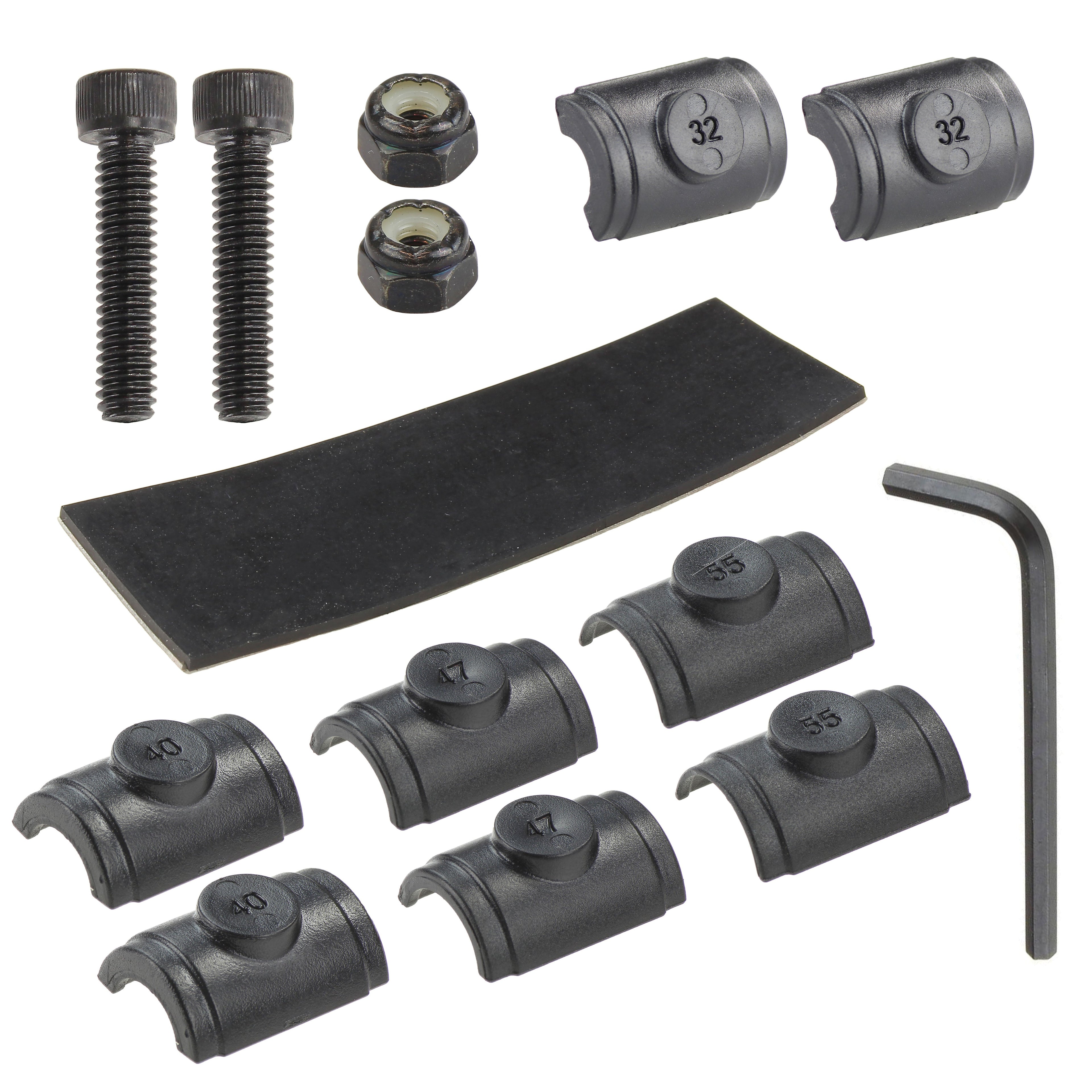 RAM-HAR-408-37-62U:RAM-HAR-408-37-62U_1:RAM® Hardware & Spacer Pack for Torque™ Small Rail Base