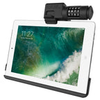 RAM-HOL-AP15CLU:RAM-HOL-AP15CLU_1:RAM® EZ-Roll'r™ Combo Locking Holder for iPad 6th Gen, Air 2 + More