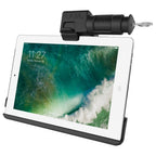 RAM-HOL-AP15KLU:RAM-HOL-AP15KLU_1:RAM® EZ-Roll'r™ Keyed Locking Holder for iPad 6th Gen, Air 2 + More