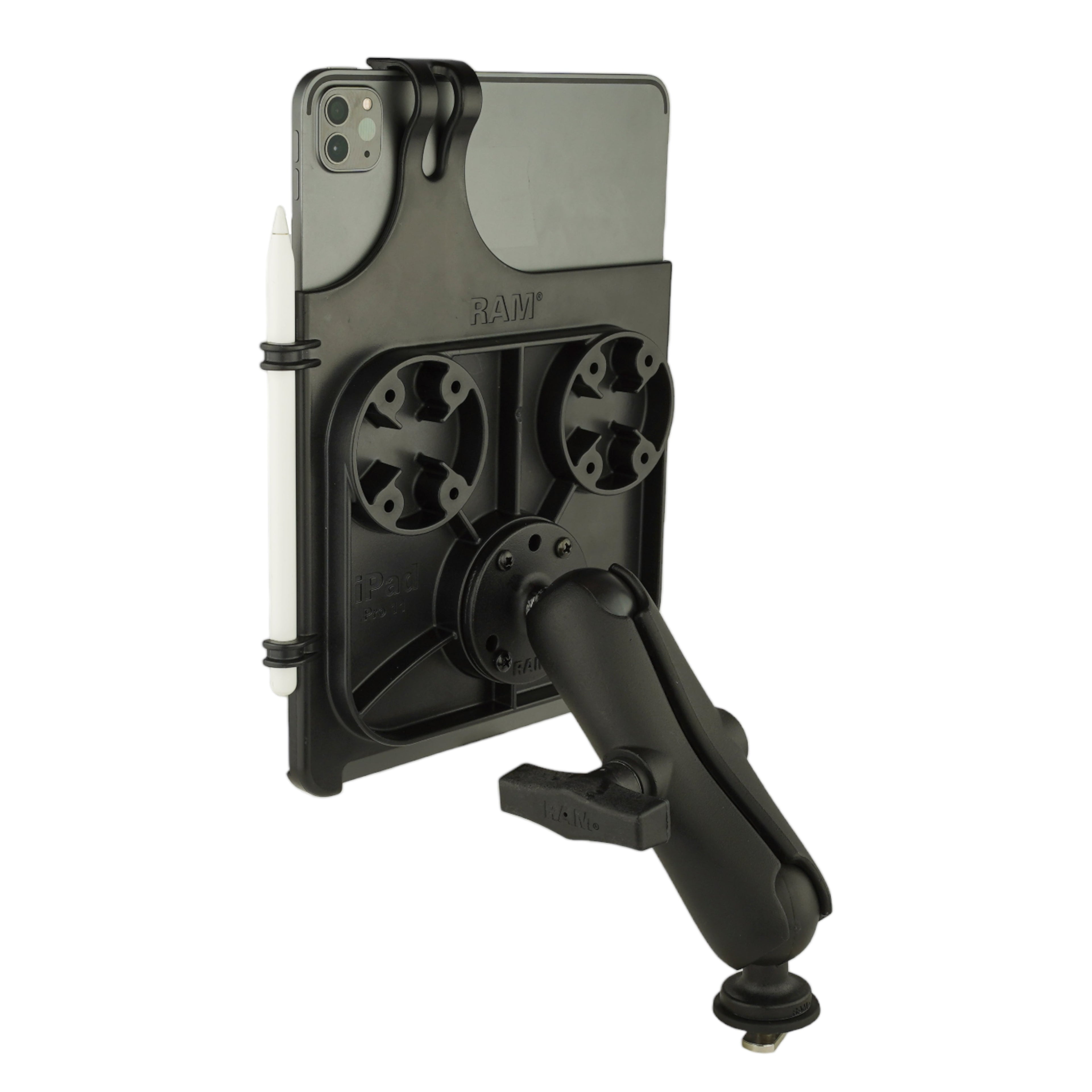 RAM-HOL-AP23-354-TRA1U:RAM-HOL-AP23-354-TRA1U_1:RAM® Track Ball™ Mount for iPad Pro 11" 1-4 Gen, Air 4, 5 & 11 (M2 & M3)