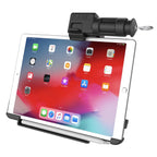 RAM-HOL-AP23KLU:RAM-HOL-AP23KLU_1:RAM® EZ-Roll'r™ Keyed Locking Holder for iPad Pro 11" & Air 4