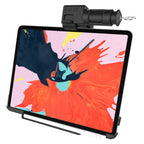 RAM-HOL-AP24KLU:RAM-HOL-AP24KLU_1:RAM® EZ-Roll'r™ Keyed Locking Holder for iPad Pro 12.9 3rd - 5th Gen