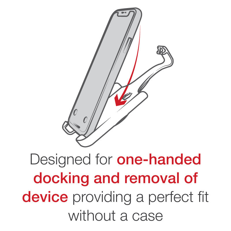 RAM-HOL-AP33U:RAM-HOL-AP33U_1:RAM® Form-Fit Cradle for Apple iPhone 12 & 12 Pro