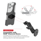 RAM-HOL-AP38U:RAM-HOL-AP38U_1:RAM® Form-Fit Holder for Apple iPhone 13, 13 Pro, 14, 14 Pro, 15 & 16