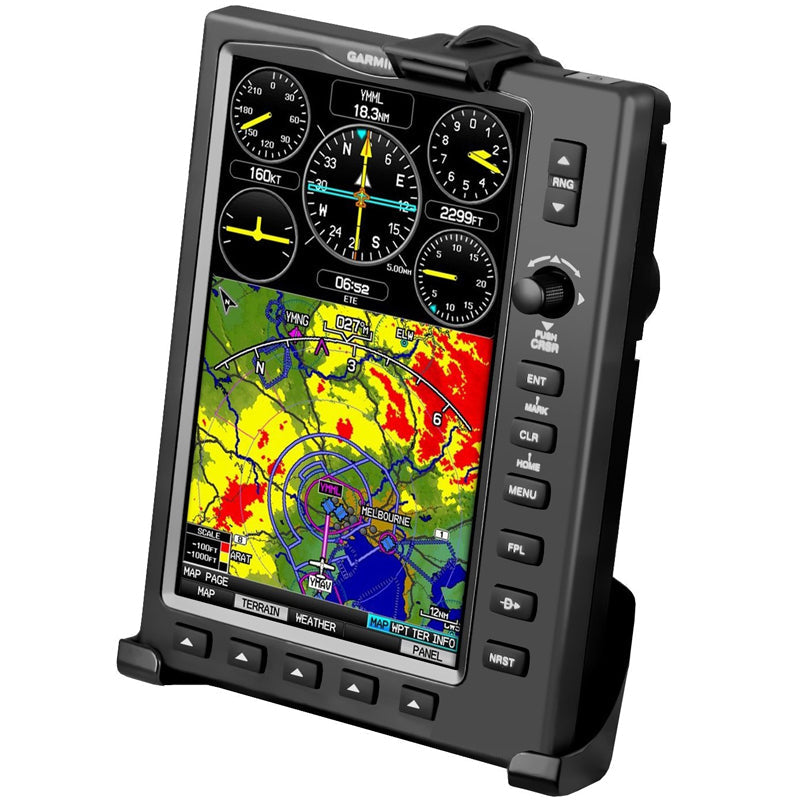 RAM-HOL-GA38U:RAM-HOL-GA38U_1:RAM® Form-Fit Cradle for Garmin 695 & 696