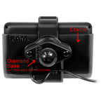 RAM-HOL-GA43U:RAM-HOL-GA43U_1:RAM® EZ-Roll'r™ Cradle for Garmin dezl™ 560LMT & 560LT