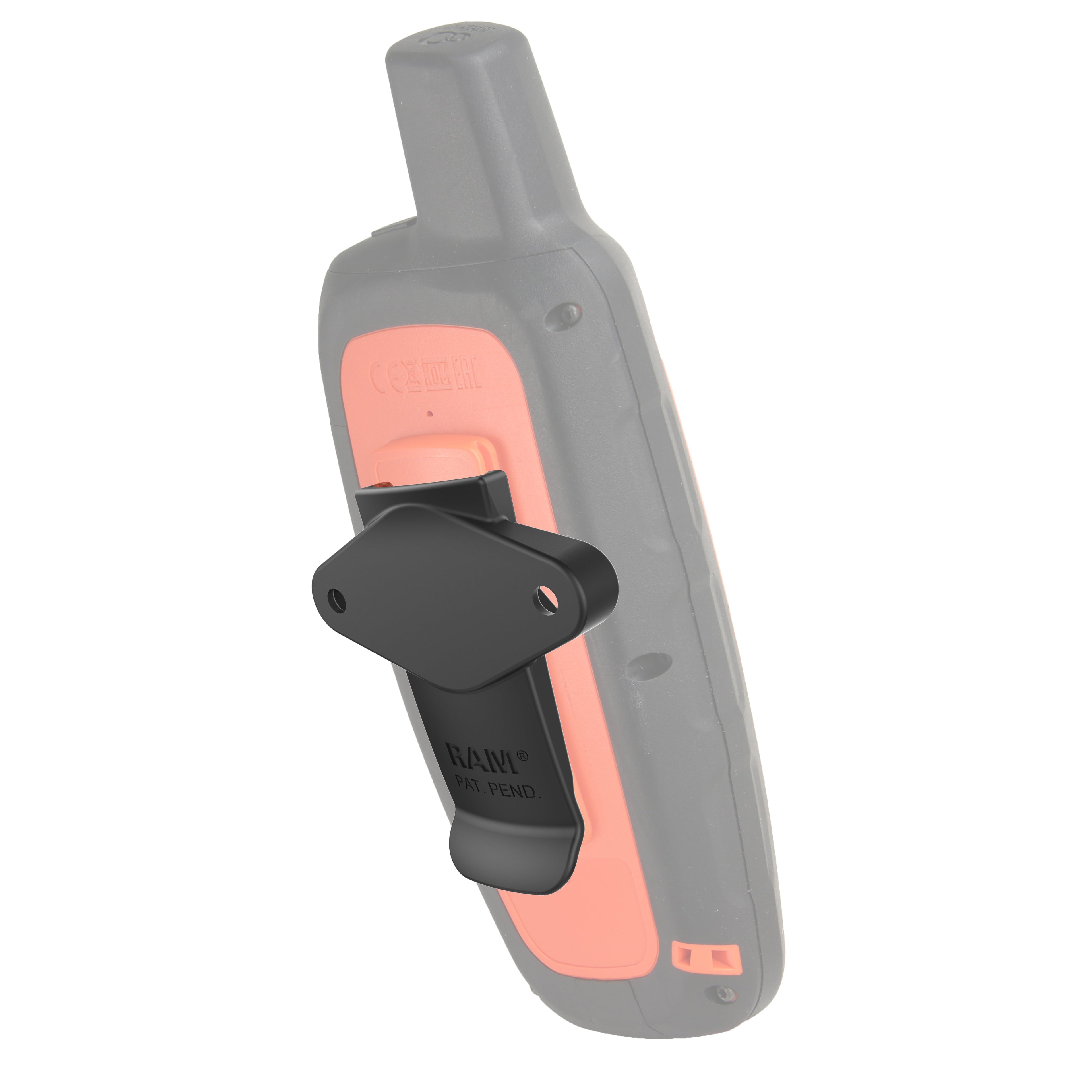 RAM-HOL-GA76U:RAM-HOL-GA76U_1:RAM® Spine Clip Holder for Garmin Handheld Devices