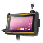 RAM-HOL-GE3FKLU:RAM-HOL-GE3FKLU_1:RAM® Form-Fit Locking Holder for Getac ZX70 - Temp Module Compatible