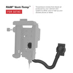 RAM-HOL-GE3FKLU:RAM-HOL-GE3FKLU_1:RAM® Form-Fit Locking Holder for Getac ZX70 - Temp Module Compatible