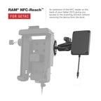 RAM-HOL-GE3NKLU:RAM-HOL-GE3NKLU_1:RAM® Form-Fit Locking Holder for Getac ZX70 - NFC Extender Compatible
