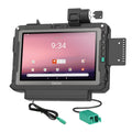 RAM-HOL-GE4PD2KLU:RAM-HOL-GE4PD2KLU_1:RAM® Locking Power + Dual USB Data Dock for Getac ZX10