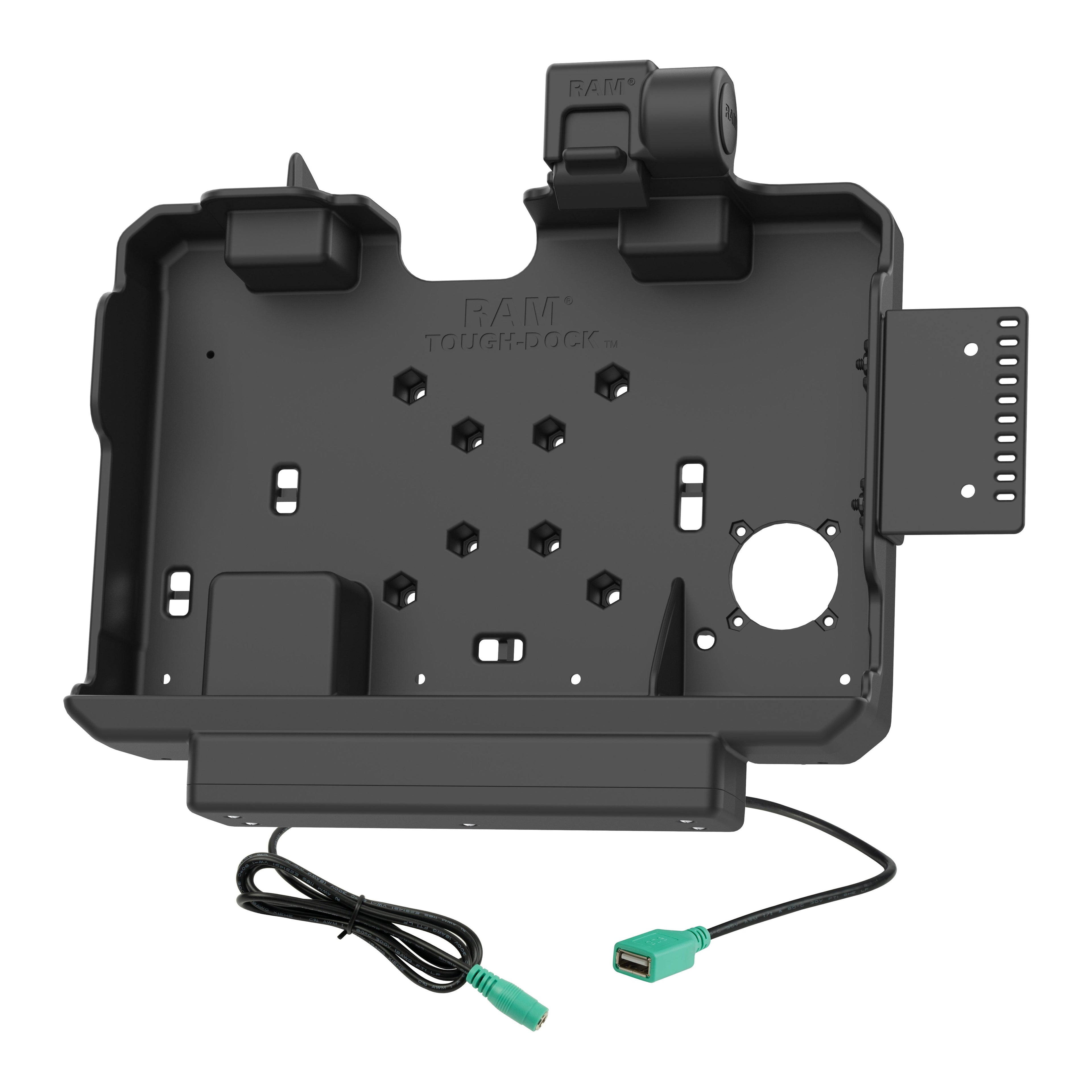 RAM-HOL-GE4PDU:RAM-HOL-GE4PDU_1:RAM® Power + Data Dock for Getac ZX10