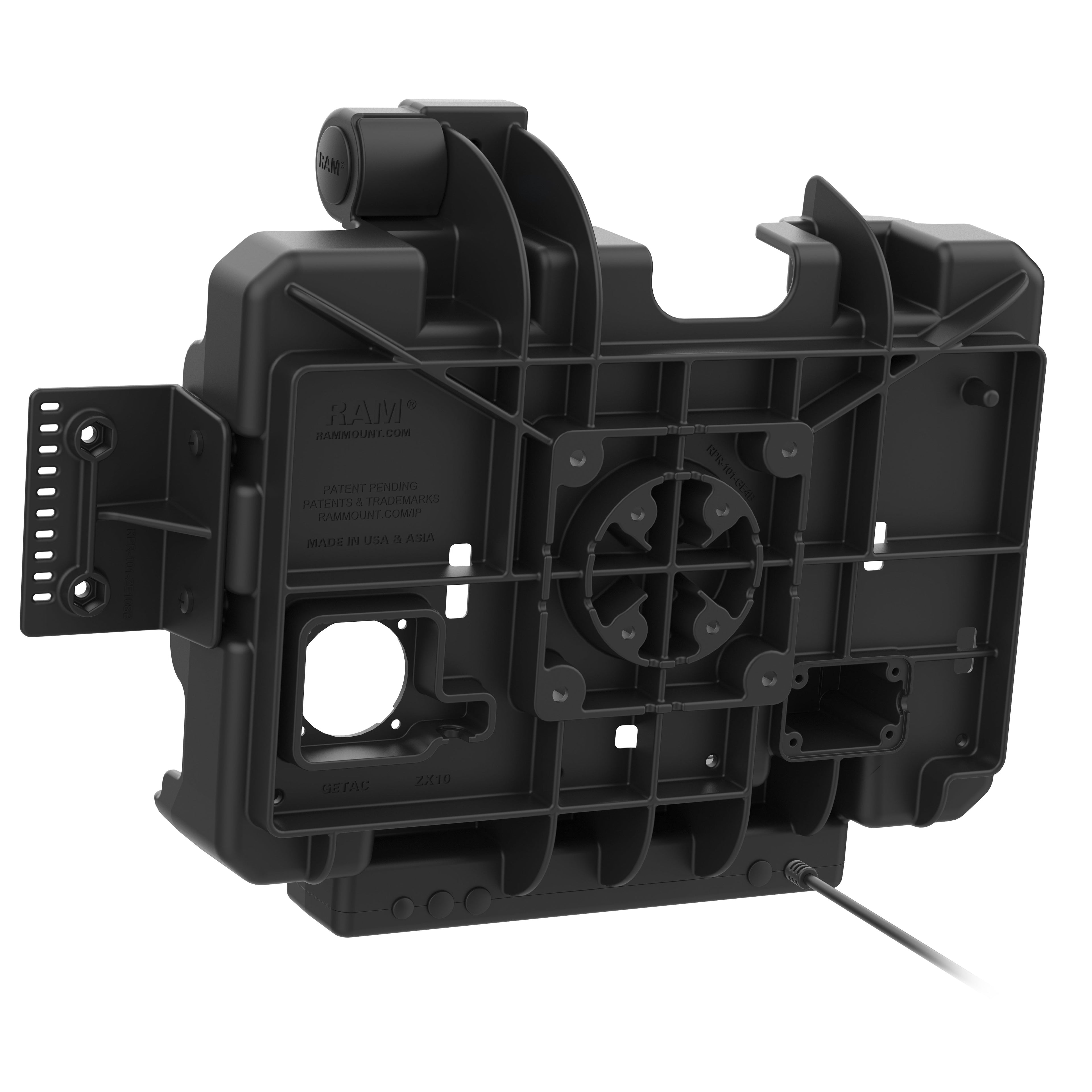 RAM-HOL-GE4PU:RAM-HOL-GE4PU_1:RAM® Form-Fit Powered Dock for Getac ZX10