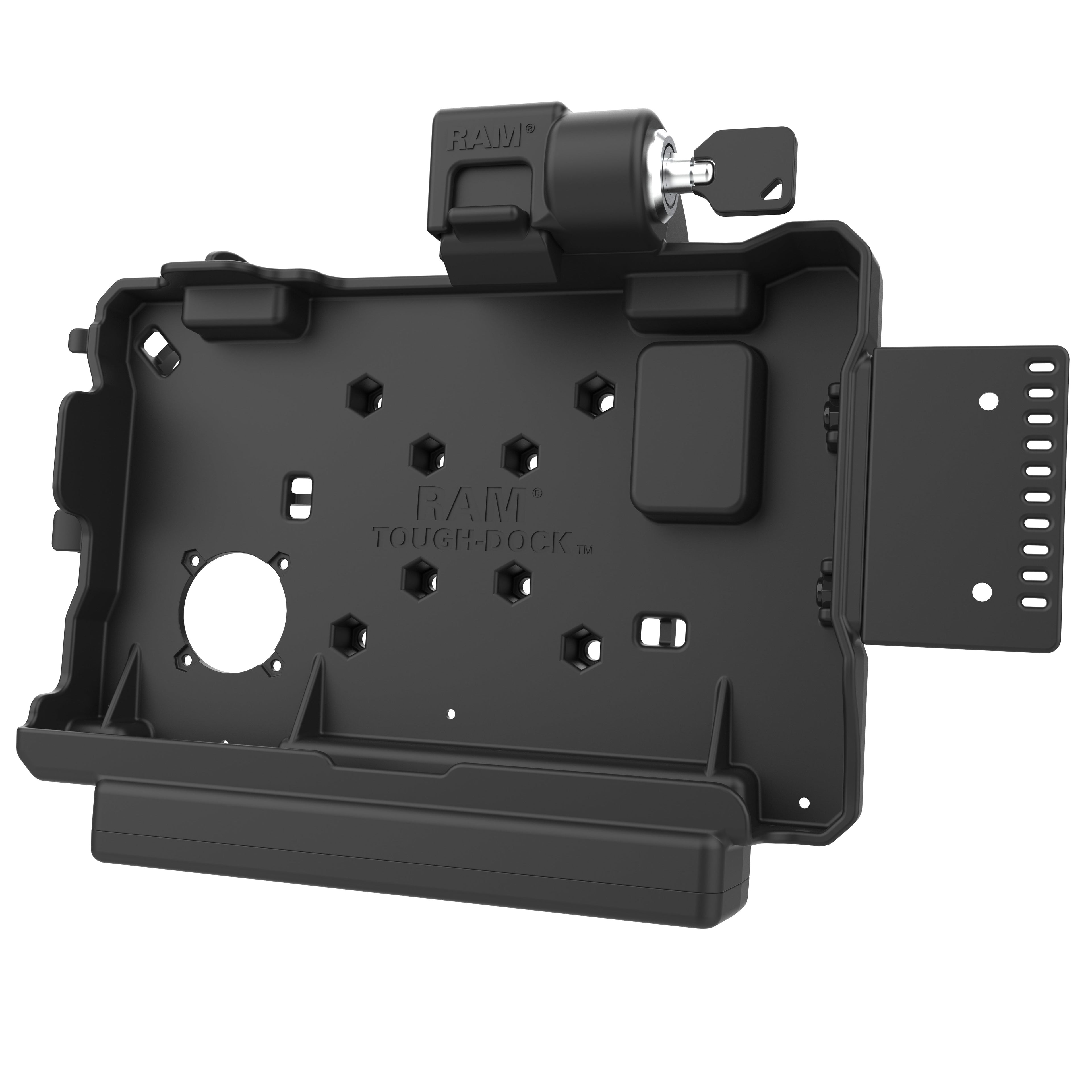 RAM-HOL-GE5KLU:RAM-HOL-GE5KLU_1:RAM® Form-Fit Locking Holder for Getac ZX80
