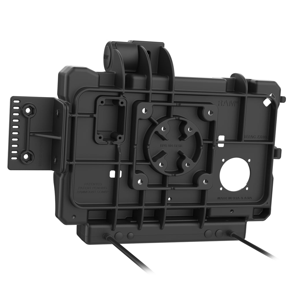 RAM-HOL-GE5PD2U:RAM-HOL-GE5PD2U_1:RAM® Power + Dual USB Data Dock for Getac ZX80