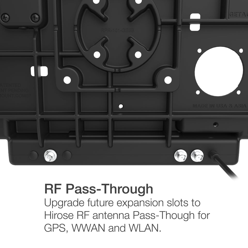 RAM-HOL-GE5PDKLU:RAM-HOL-GE5PDKLU_1:RAM® Locking Power + Data Dock for Getac ZX80