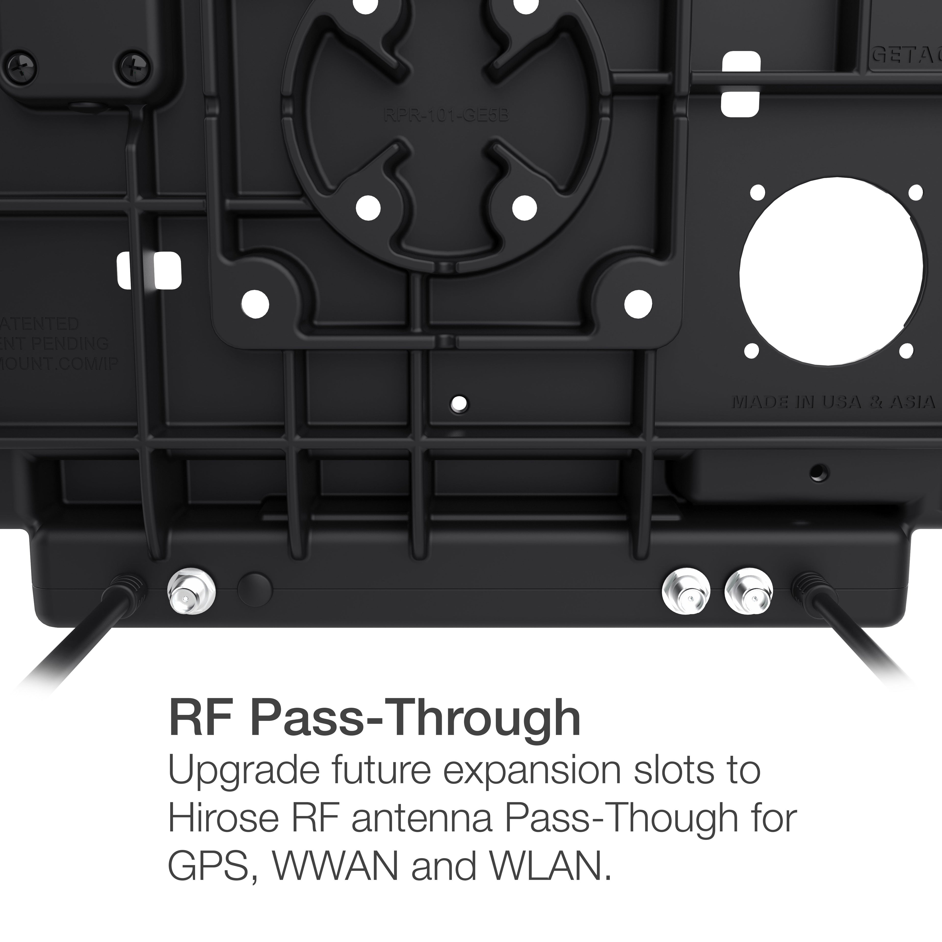 RAM-HOL-GE5PDU:RAM-HOL-GE5PDU_1:RAM® Power + Data Dock for Getac ZX80