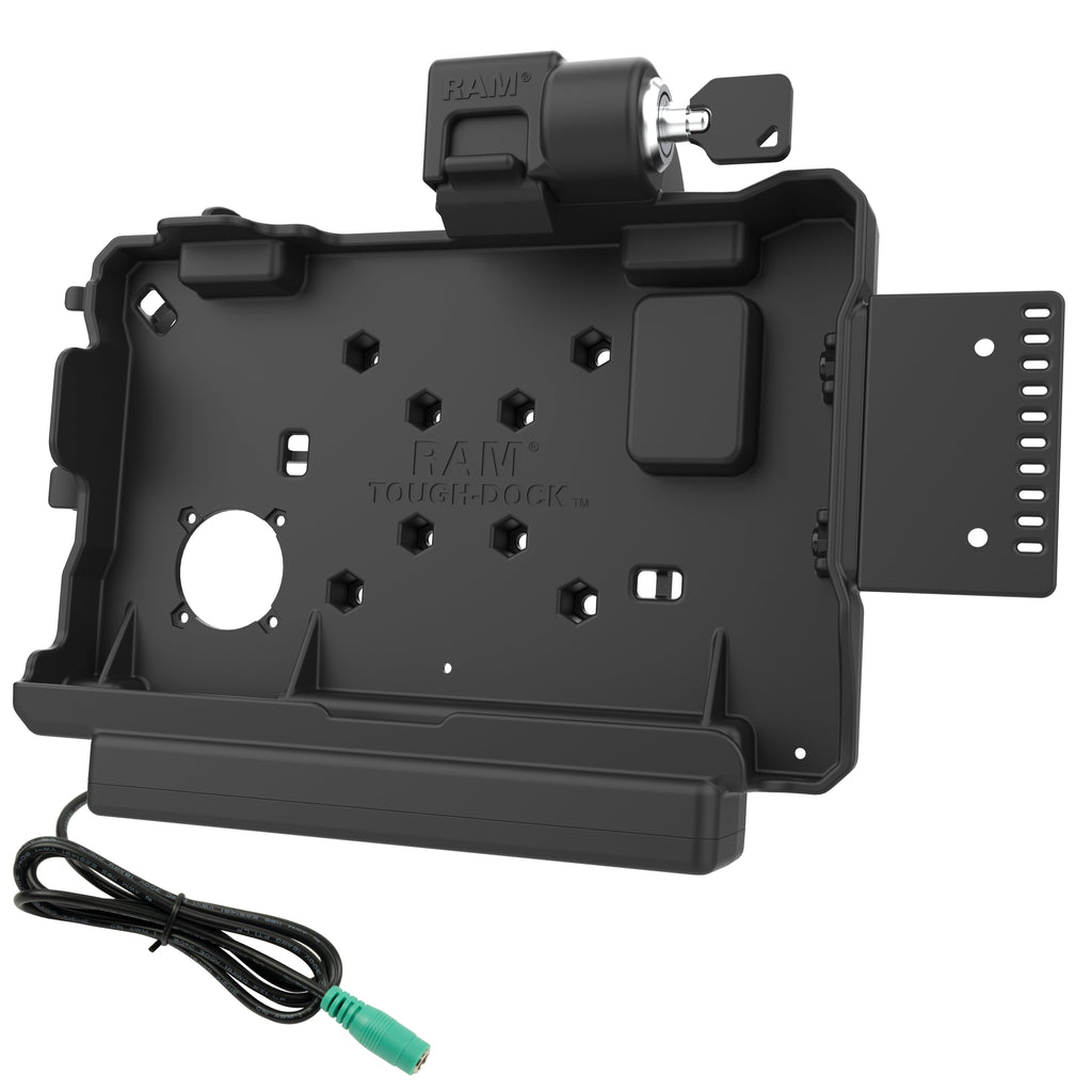 RAM-HOL-GE5PKLU:RAM-HOL-GE5PKLU_1:RAM® Form-Fit Locking Powered Dock for Getac ZX80