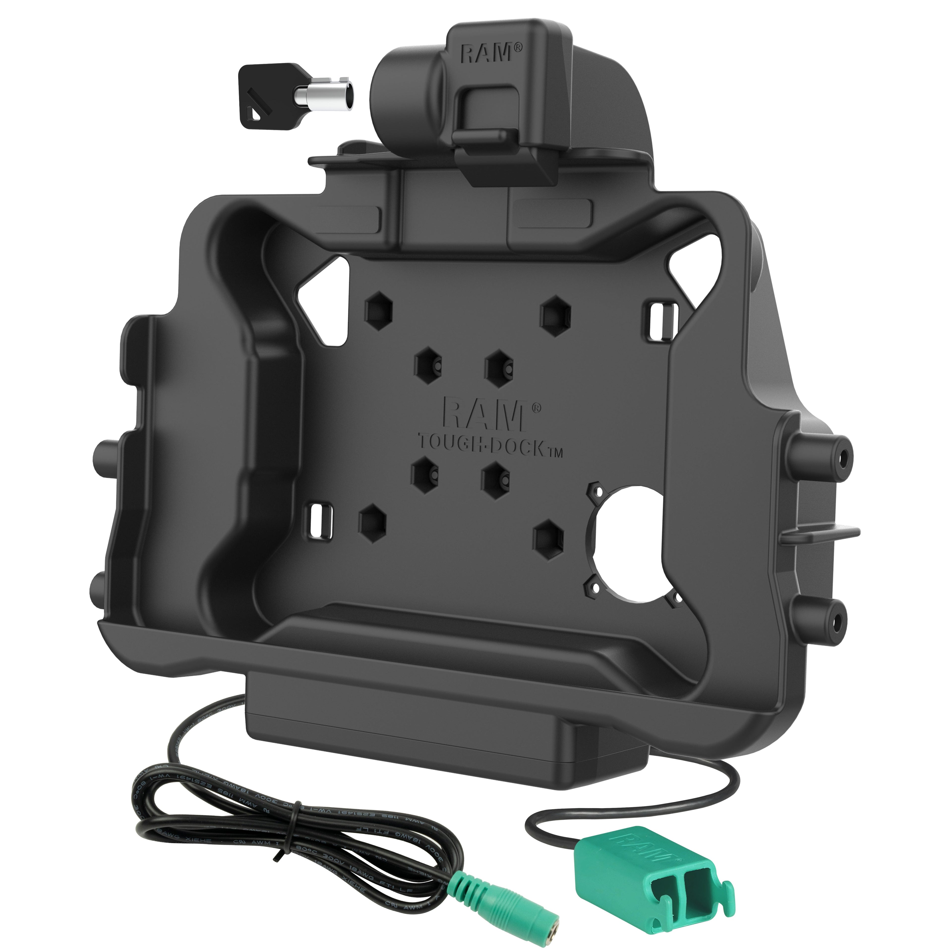 RAM-HOL-HON11PD2KLU:RAM-HOL-HON11PD2KLU_1:RAM® Locking Power + Dual USB Dock for Honeywell ScanPal EDA10A