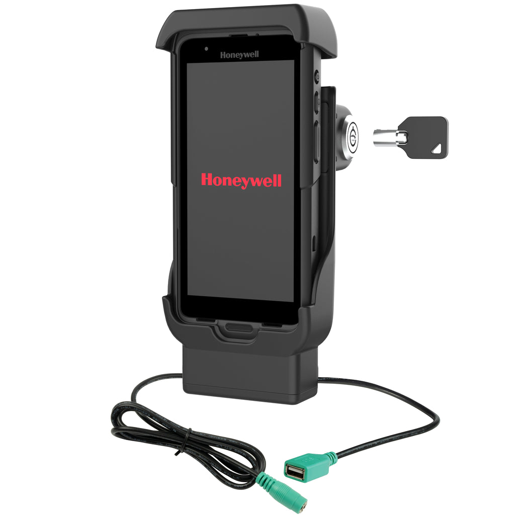 RAM-HOL-HON12PDLU:RAM-HOL-HON12PDLU_1:RAM® Locking Powered Dock + USB-A for Honeywell CT40/45/47